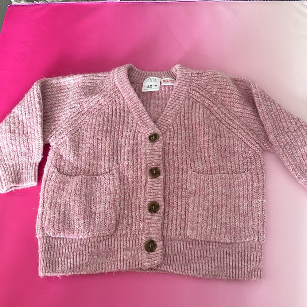 Zara cardigan sweater for a toddler girl